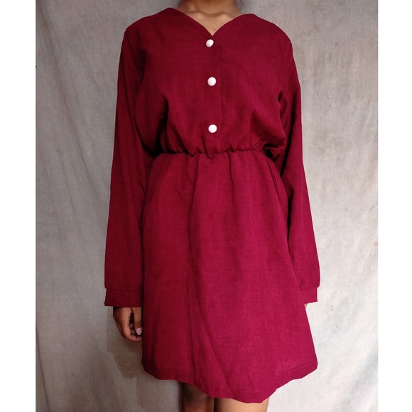 💜Maroon deess - Picture 3 of 5